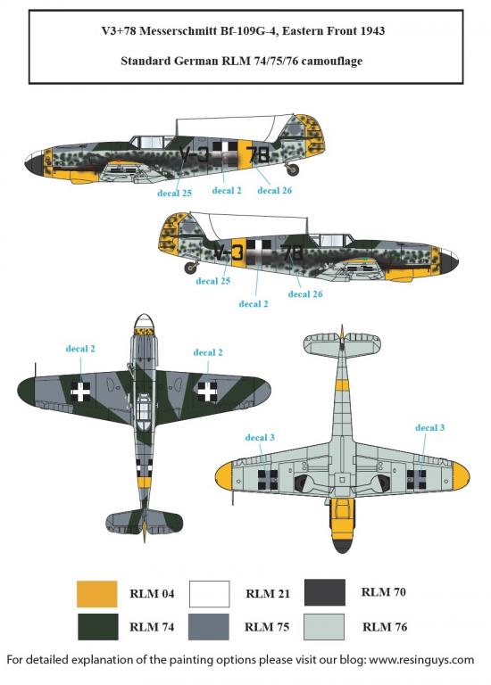 1/72 Messerschmitt Bf109G-2, G-4 in WWII Hungarian Service - Click Image to Close
