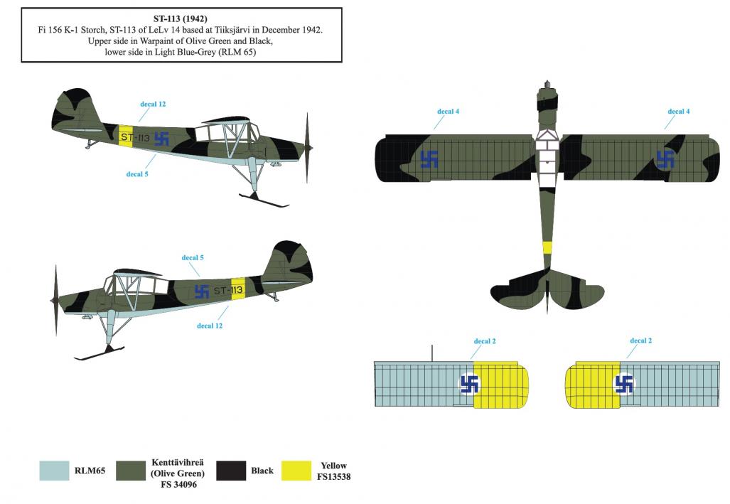 1/72 Fieseler Fi156 Storch in Finnish Service - Click Image to Close