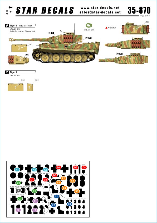1/35 German Tanks in Italy #1, Tiger I - Click Image to Close