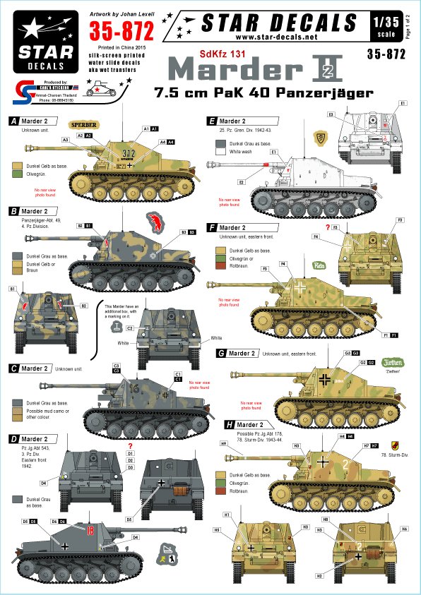 1/35 Panzerjager Marder II Sd.Kfz.132, Eastern Front - Click Image to Close