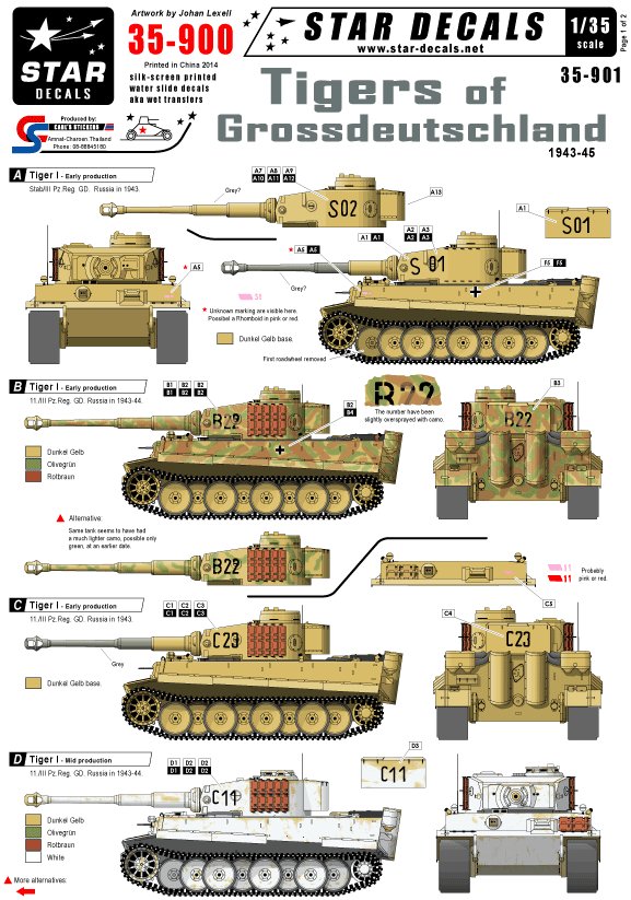 1/35 Tigers of Grossdeutschland 1943-45 - Click Image to Close