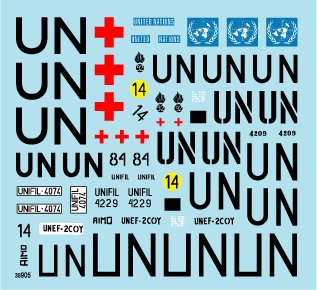 1/35 Peacekeepers in Middle East, UN BTR-40, VW T3, VAB, M113A1