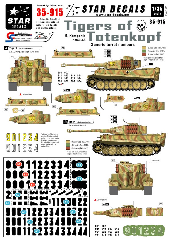 1/35 Tigers of SS-Totenkopf - Click Image to Close