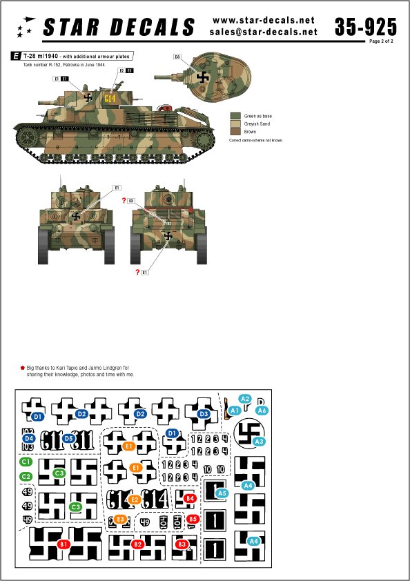1/35 Finnish Tanks in WWII #2, T-28 m1938 & 1940 - Click Image to Close
