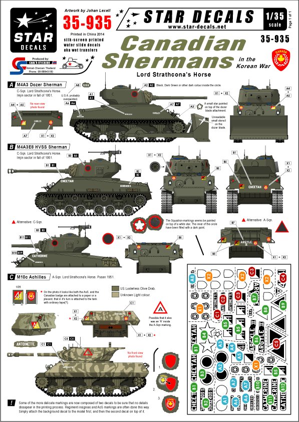 1/35 Canadian Shermans in Korea - Click Image to Close