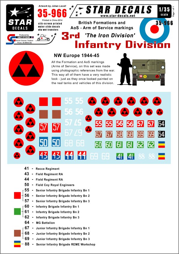 1/35 British 3rd Infantry Division NW Europe - Click Image to Close