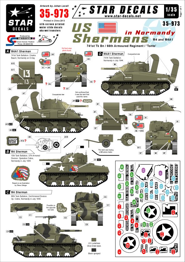 1/35 US Shermans in Normandy - Click Image to Close