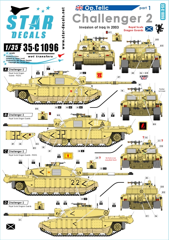 1/35 Op. Telic #1, Challenger 2, Invasion of Iraq - Click Image to Close