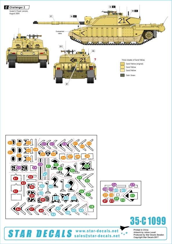 1/35 Op. Telic #4, Challenger 2, Occupation of Iraq - Click Image to Close