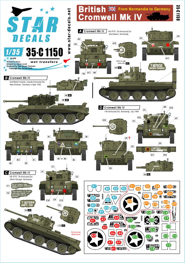 1/35 British Cromwell Mk.IV, From Normandie to Germany - Click Image to Close