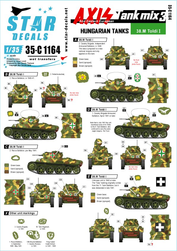 1/35 Axis & East European Tank Mix #3, Hungarian Tanks in WWII - Click Image to Close