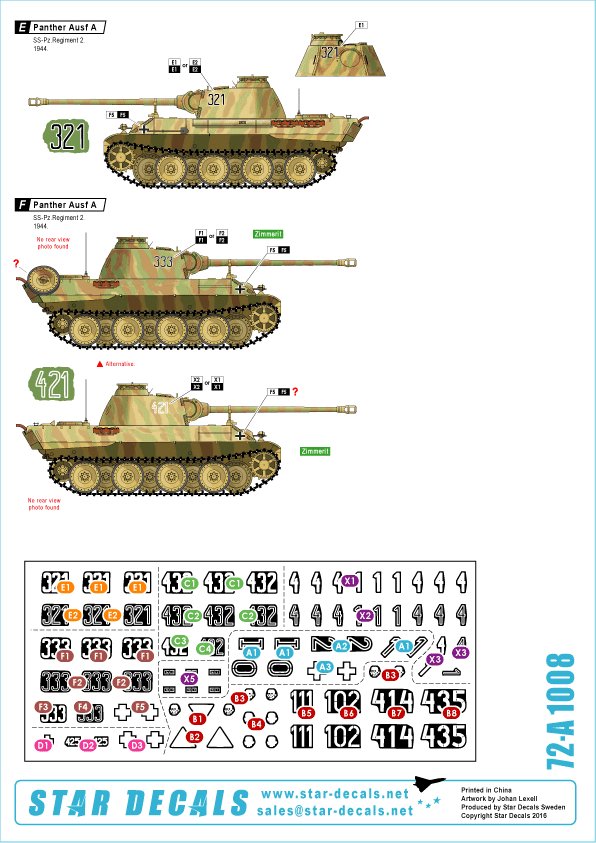 1/72 SS-Panthers #2, 2.SS-Das Reich and 3.SS-Totenkopf - Click Image to Close