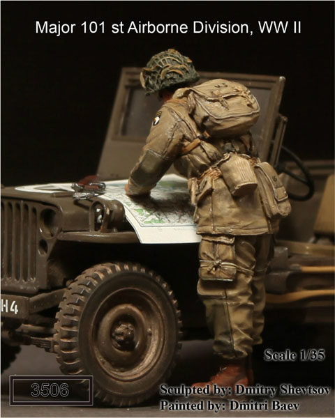 1/35 Major, US 101st Airborne Division, WWII - Click Image to Close