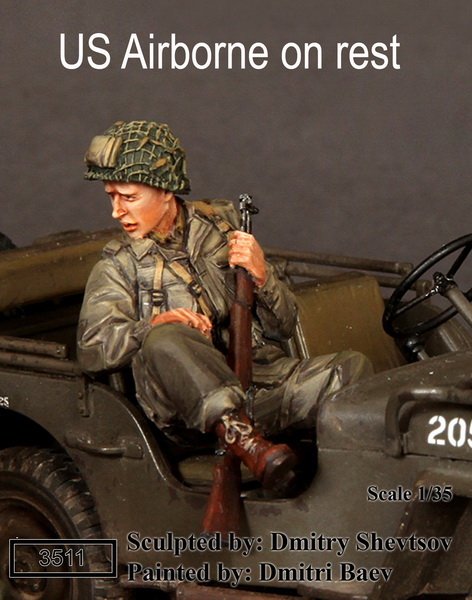 1/35 WWII US Army Airborne on Rest - Click Image to Close