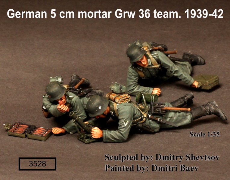 1/35 German 5cm Mortar Grw.36 Team 1939-42 - Click Image to Close
