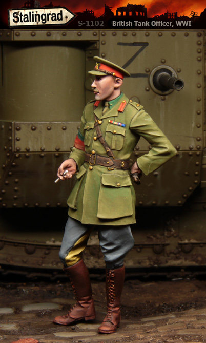 1/35 WWI British Tank Officer #1 - Click Image to Close