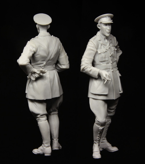1/35 WWI British Tank Officer #1 - Click Image to Close