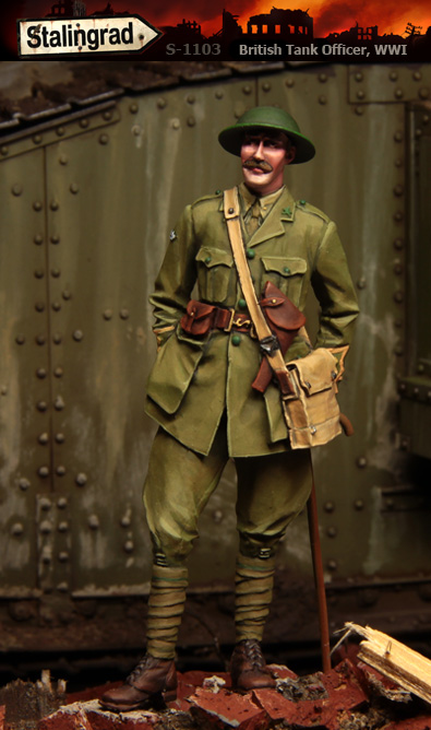 1/35 WWI British Tank Officer #2 - Click Image to Close