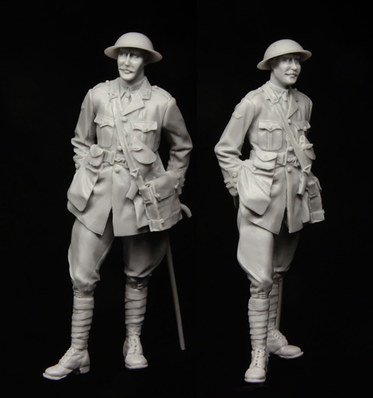 1/35 WWI British Tank Officer #2 - Click Image to Close