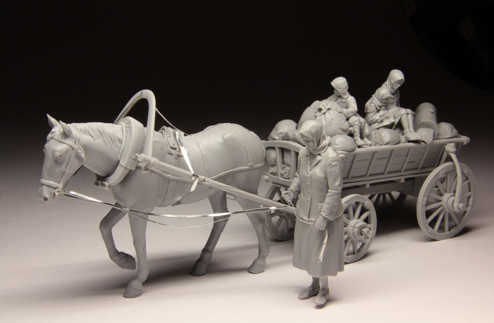 1/35 Russian Refugees with Cart 1941-45 - Click Image to Close