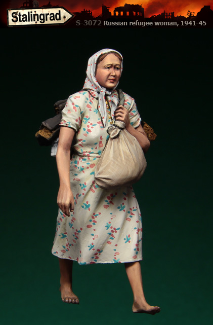 1/35 Russian Refugee Woman, 1941-45 #1 - Click Image to Close