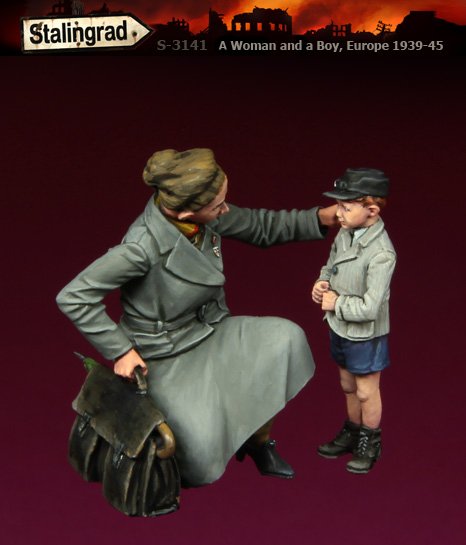 1/35 European Civilians (Big Set, 10 Figures) - Click Image to Close