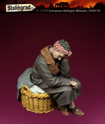 1/35 Refugee Woman #1 - Click Image to Close