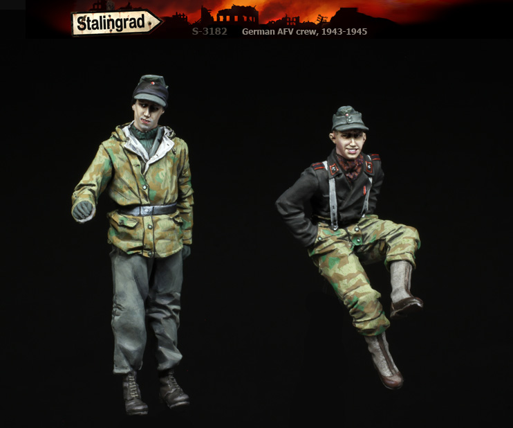 1/35 WWII German AFV Crew #1, 1943-45 - Click Image to Close