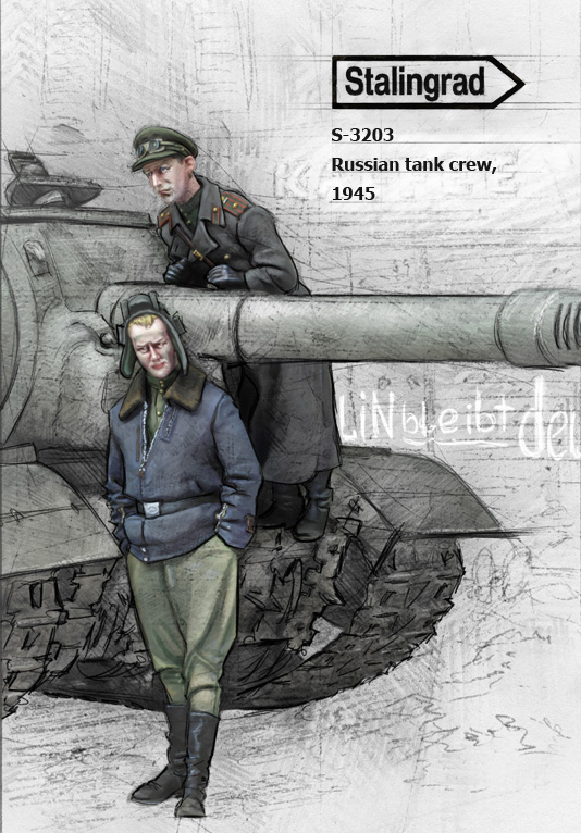 1/35 Russian Tank Crew #3 - Click Image to Close