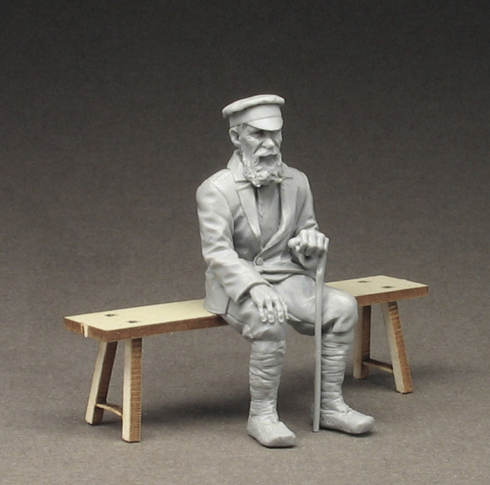 1/35 Old Russian Man, WWI-WWII era - Click Image to Close