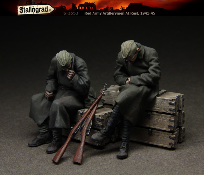 1/35 Red Army Artillerymen At Rest, 1941-45 - Click Image to Close