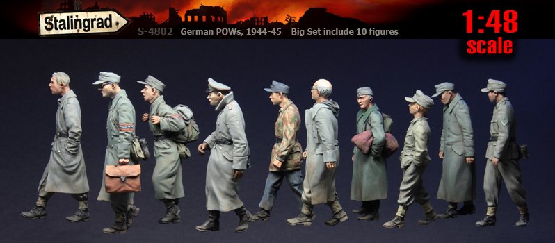 1/48 German POWs 1944-45 (Big Set, 10 Figures) - Click Image to Close