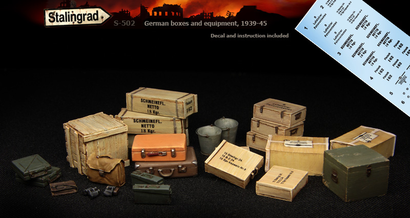 1/35 German Boxes and Equipment, 1939-45 - Click Image to Close