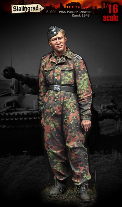 1/16 WSS Panzer Crewman - Click Image to Close