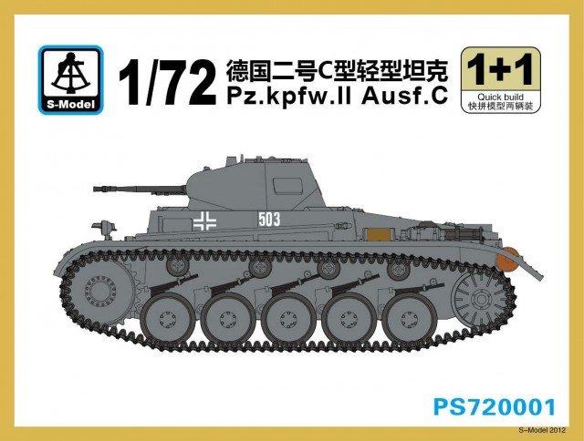 1/72 Pz.Kpfw.II Ausf.C (2 kits) - Click Image to Close