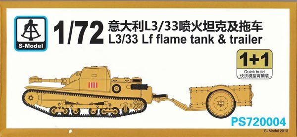 1/72 Italian L3/33 Lf Flame Tank & Trailer (2 Kits) - Click Image to Close