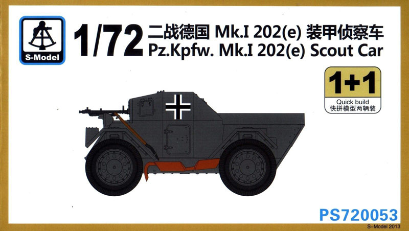 1/72 Pz.Kpfw. Mk.I 202(e) Scout Car (2 Kits) - Click Image to Close