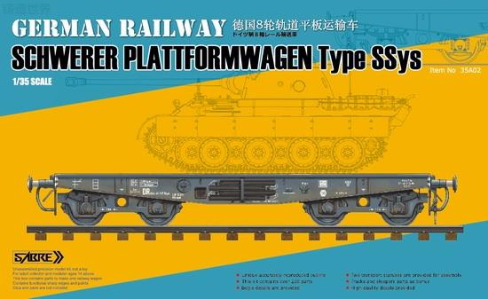1/35 German Railway Schwerer Plattformwagen Type SSys - Click Image to Close