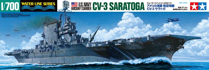1/700 USS Saratoga CV-3, Lexington Class Aircraft Carrier - Click Image to Close