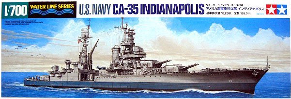 1/700 USS Heavy Cruiser CA-35 Indianapolis - Click Image to Close