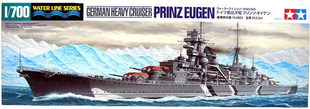 1/700 German Heavy Cruiser Prinz Eugen - Click Image to Close