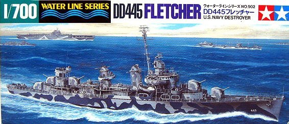 1/700 USS Destroyer DD-445 Fletcher - Click Image to Close
