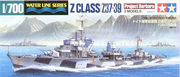 1/700 German Destroyer Z Class (Z37-39) - Click Image to Close