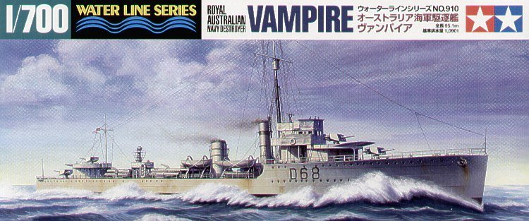 1/700 Royal Australian Destroyer Vampire - Click Image to Close