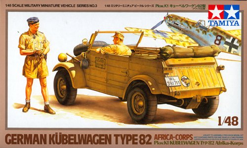 1/48 German Kubelwagen Type 82 "Africa Corps" - Click Image to Close