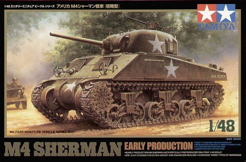 1/48 US Medium Tank M4 Sherman Early Production - Click Image to Close