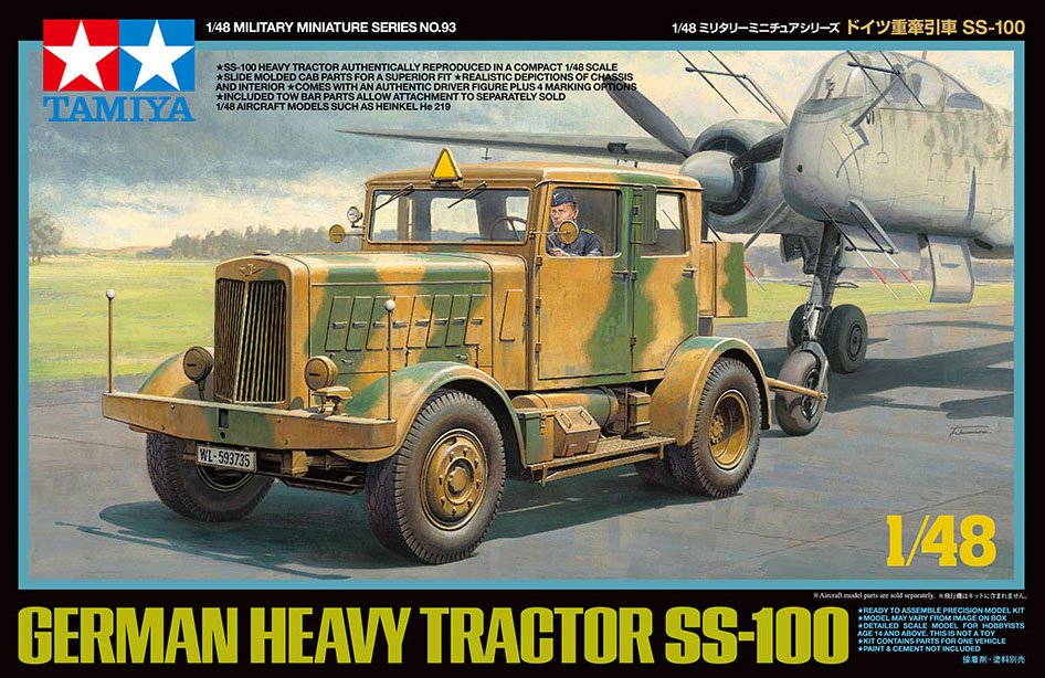 1/48 German Heavy Tractor SS-100 - Click Image to Close