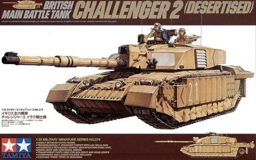 1/35 British Main Battle Tank Challenger 2 (Desertised) - Click Image to Close