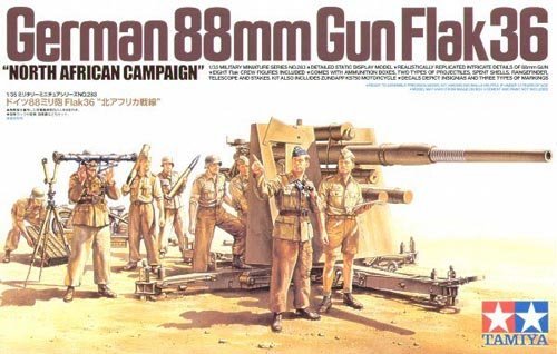 1/35 German 8.8cm Gun Flak 36 "North African Campaign" - Click Image to Close