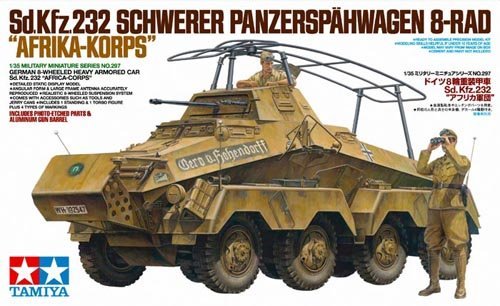 1/35 German Heavy Armored Car Sd.Kfz.232 "Africa Corps" - Click Image to Close